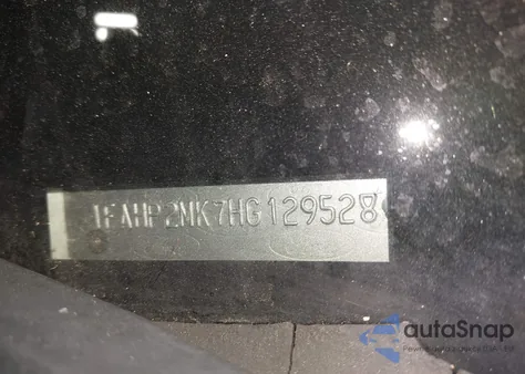 2017 Ford Police Interceptor из США, поврежденный, VIN 1FAHP2MK7HG129528